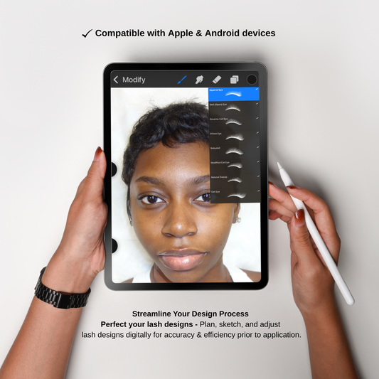 10 PIECE DIGITAL LASH MAPS