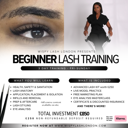 Beginner Eyelash Extension course - 3 Day Training