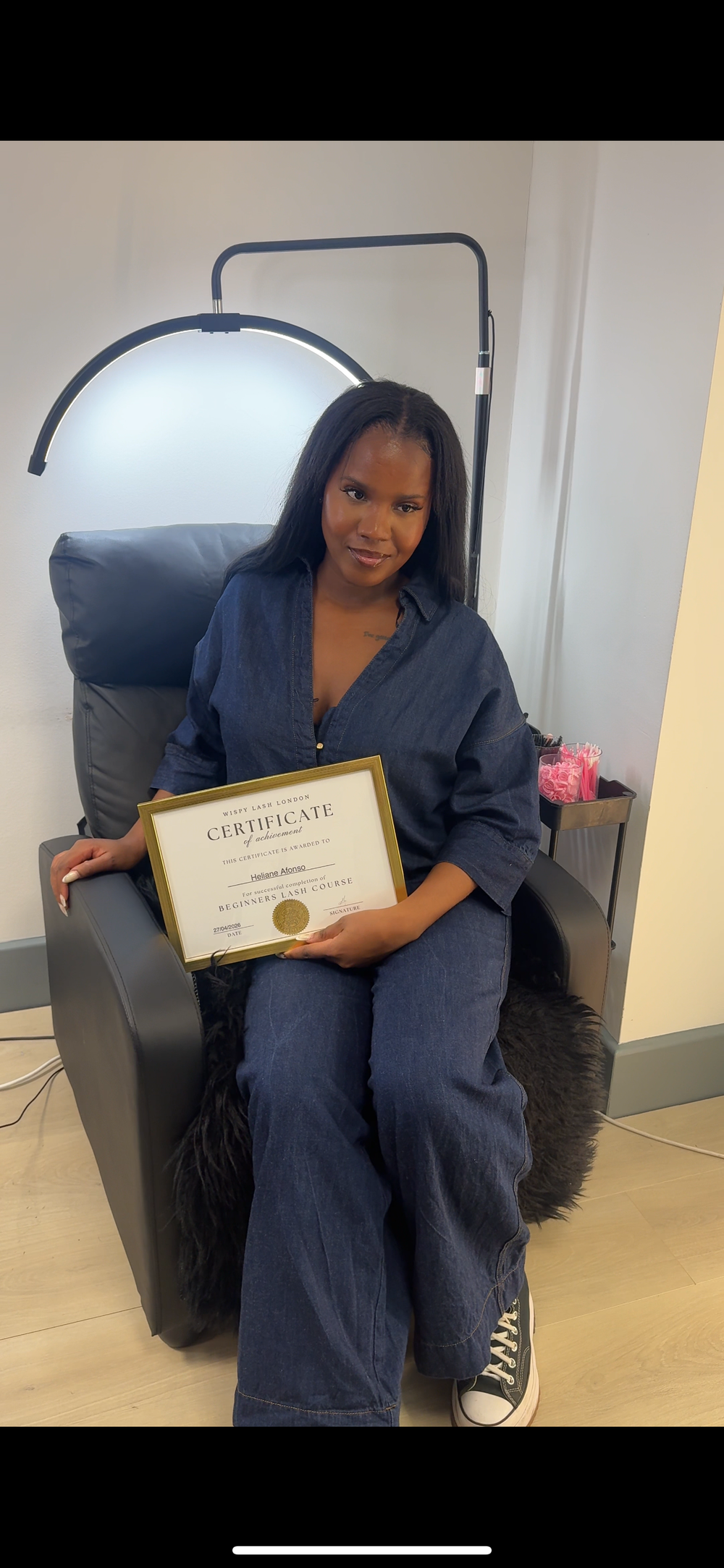 Heliane ~ Took our lash course in April 2026